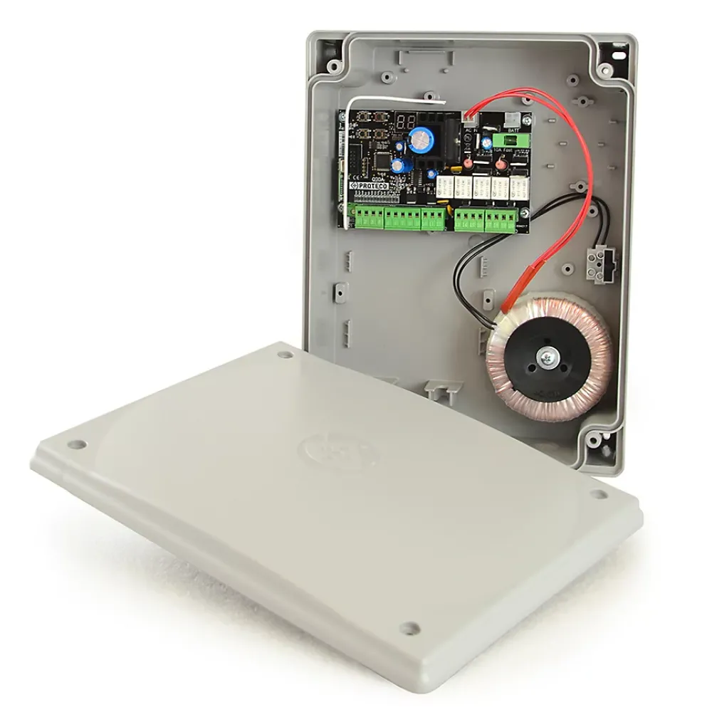 Proteco Coffret complet Q20A pour portail a battants en 24V - 1490