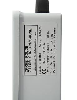 Carré Rouge Tableau Électrique Pré-Équipé-Coffret de chantier monophasé avec arrêt d'urgence