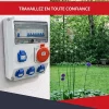 Atole Coffret de Chantier Triphasé 440V - 4P+N+T - IP44 IK08 - 32A - Coffret Électrique