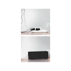 Lifebox Range-Fil Et Cache-Fil|Range-Fil Et Cache-Fil-Coffret de rangement câbles et multiprises grande taille noir