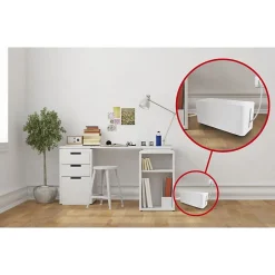 Lifebox Coffret de rangement câbles et multiprises taille moyenne blanc