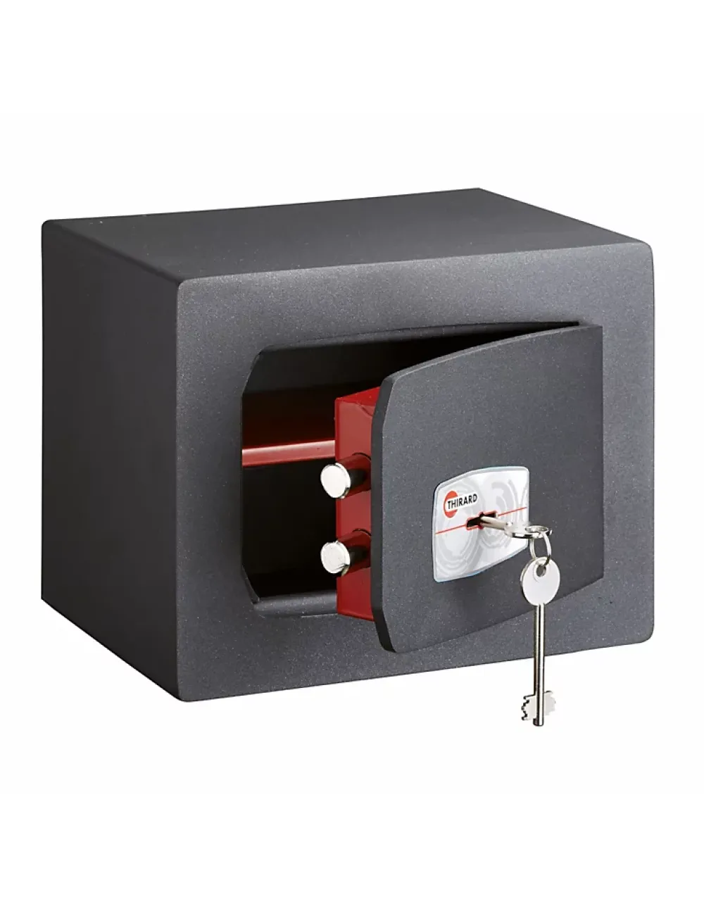 Thirard Coffre-Fort-Coffret de sécurité à poser Frontenac, fermeture par clé, 2 pênes, 8.5L -