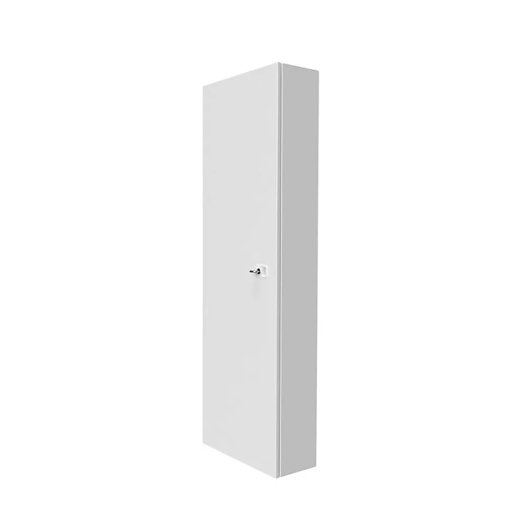 Atole Porte Et Cache Tableau Électrique-Coffret d'habillage 13 modules en acier noir pour tableaux éléctriques - H 1170 x L 340 x P 140 mm - Réf. RCH600NR