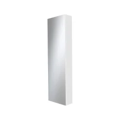 Atole Porte Et Cache Tableau Électrique-Coffret d'habillage 13 modules en acier blanc avec porte miroir - H 117 x L 34 x P 14,5 cm - Réf. RCH600MIR
