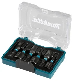 Makita Douille Électrique-Coffret 6 douilles à queue Impact E-15768 BLACK