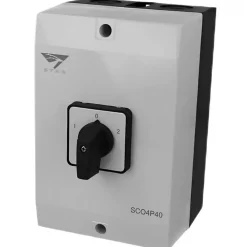 Imo Autre Commande Modulaire-Coffret Inverseur De Source Manuel 40a Monophasé Ou Triphasé Pour Groupe électrogène - Avec Position 0