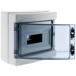 Zenitech Tableau Électrique Pré-Équipé-Coffret IP65 8 modules + accessoires