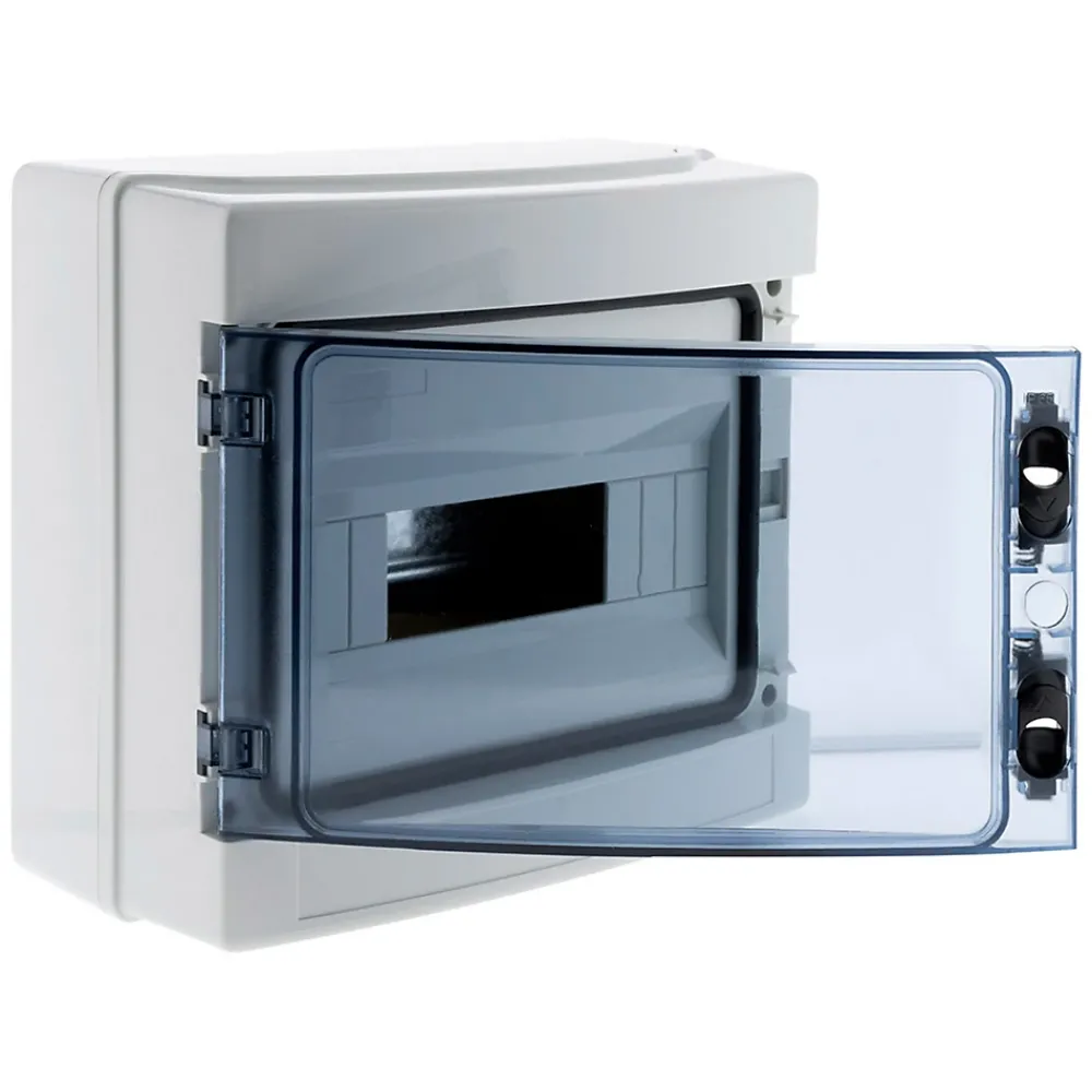 Zenitech Tableau Électrique Pré-Équipé-Coffret IP65 8 modules + accessoires