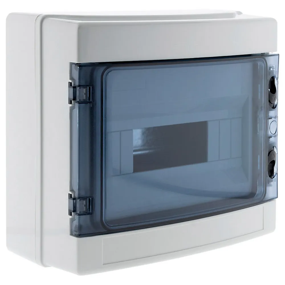 Zenitech Tableau Électrique Pré-Équipé-Coffret IP65 8 modules + accessoires
