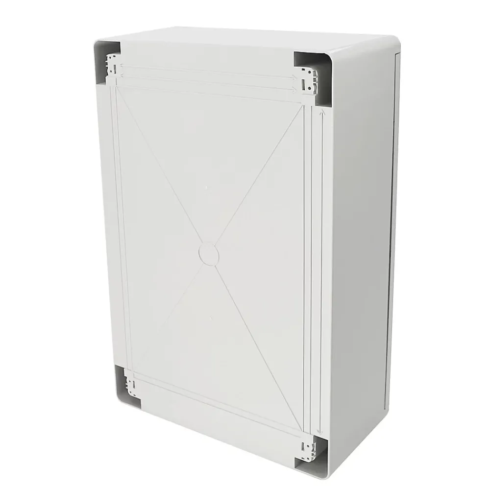 Horoz Electric Coffret électrique ABS 400 x 600 x 200 mm Tableau électrique nu avec plaque de montage galvanisée, HOROZ