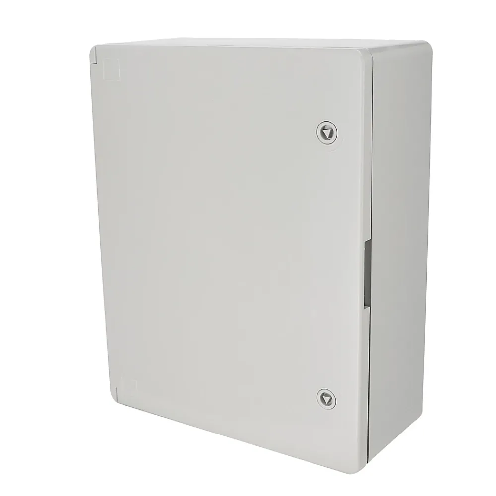 Horoz Electric Tableau Électrique Nu-Coffret électrique ABS 400 x 500 x 180 mm Tableau électrique nu avec plaque de montage galvanisée, HOROZ