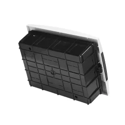 Horoz Electric Coffret électrique encastré 12 modules Tableau électrique nu blanc fumé, 285 x 223 x 110 mm, HOROZ