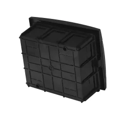 Horoz Electric Coffret électrique encastré 8 modules Tableau électrique nu noir fumé, 215,5 x 173,5 x 104,5 mm, HOROZ
