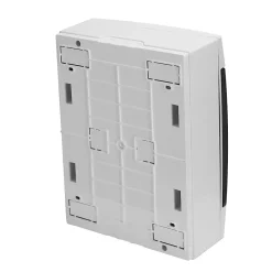 Horoz Electric Tableau Électrique Nu-Coffret électrique en saillie 16 modules Tableau électrique nu blanc fumé, 215 x 290,5 x 110 mm, HOROZ