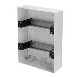 Horoz Electric Tableau Électrique Nu-Coffret électrique en saillie 16 modules Tableau électrique nu blanc fumé, 215 x 290,5 x 110 mm, HOROZ