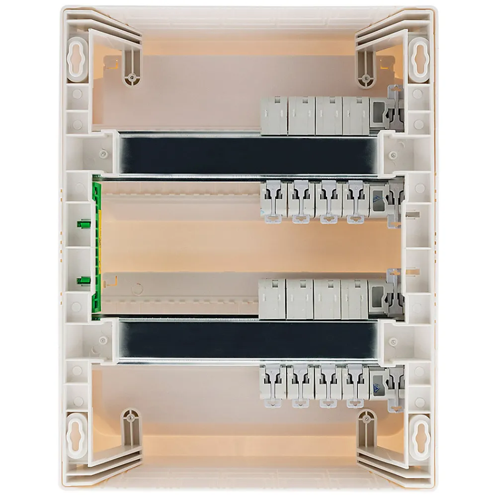 Zenitech Tableau Électrique Pré-Équipé-Coffret électrique 26 modules T1/T2 8 disj