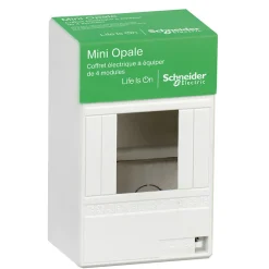 Schneider Electric Coffret électrique à équiper mini opale 4 modules Schneider