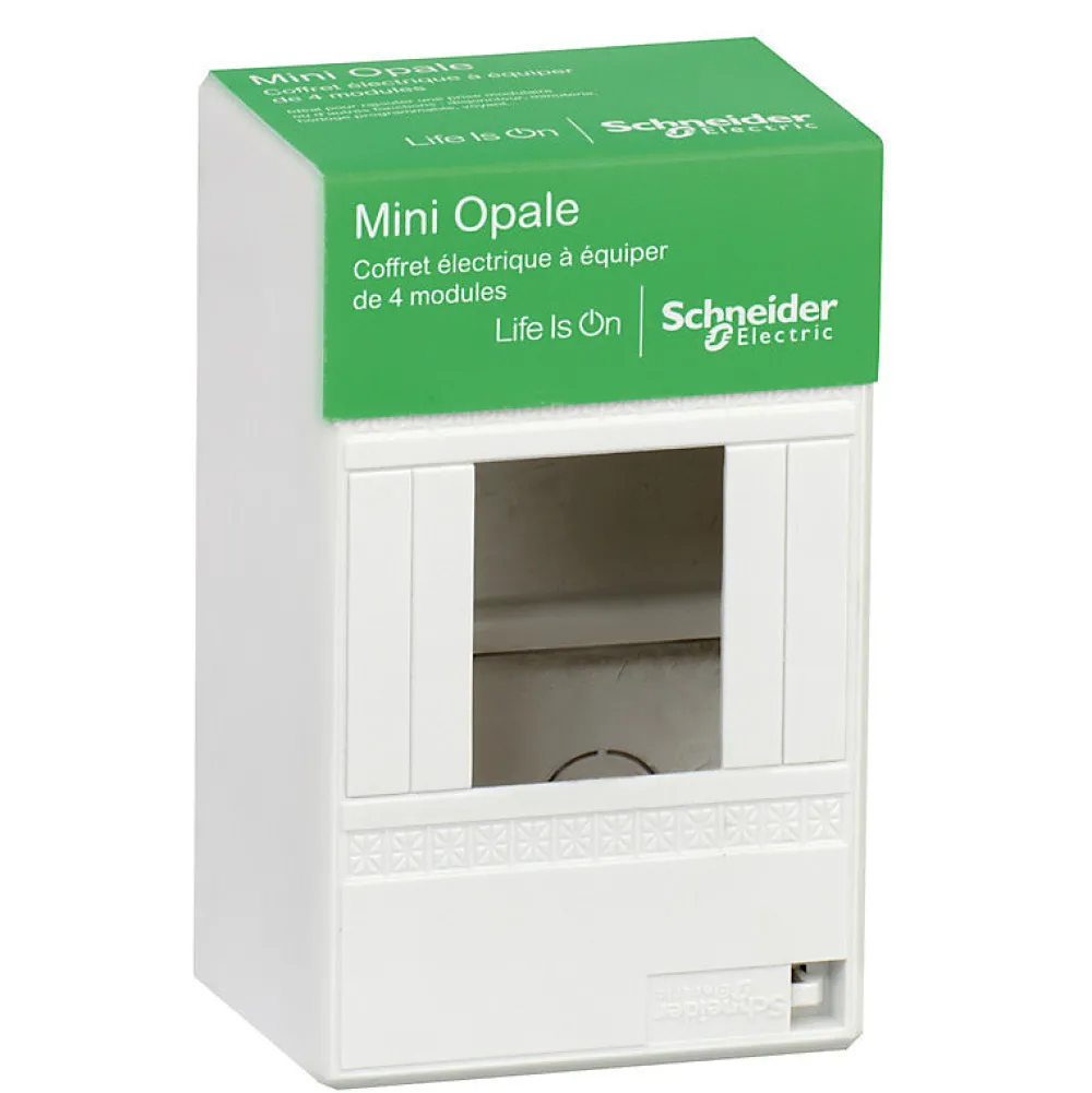 Schneider Electric Coffret électrique à équiper mini opale 4 modules Schneider