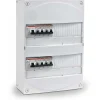 ABB Coffret électrique 2 rangées 26 modules + disjoncteurs
