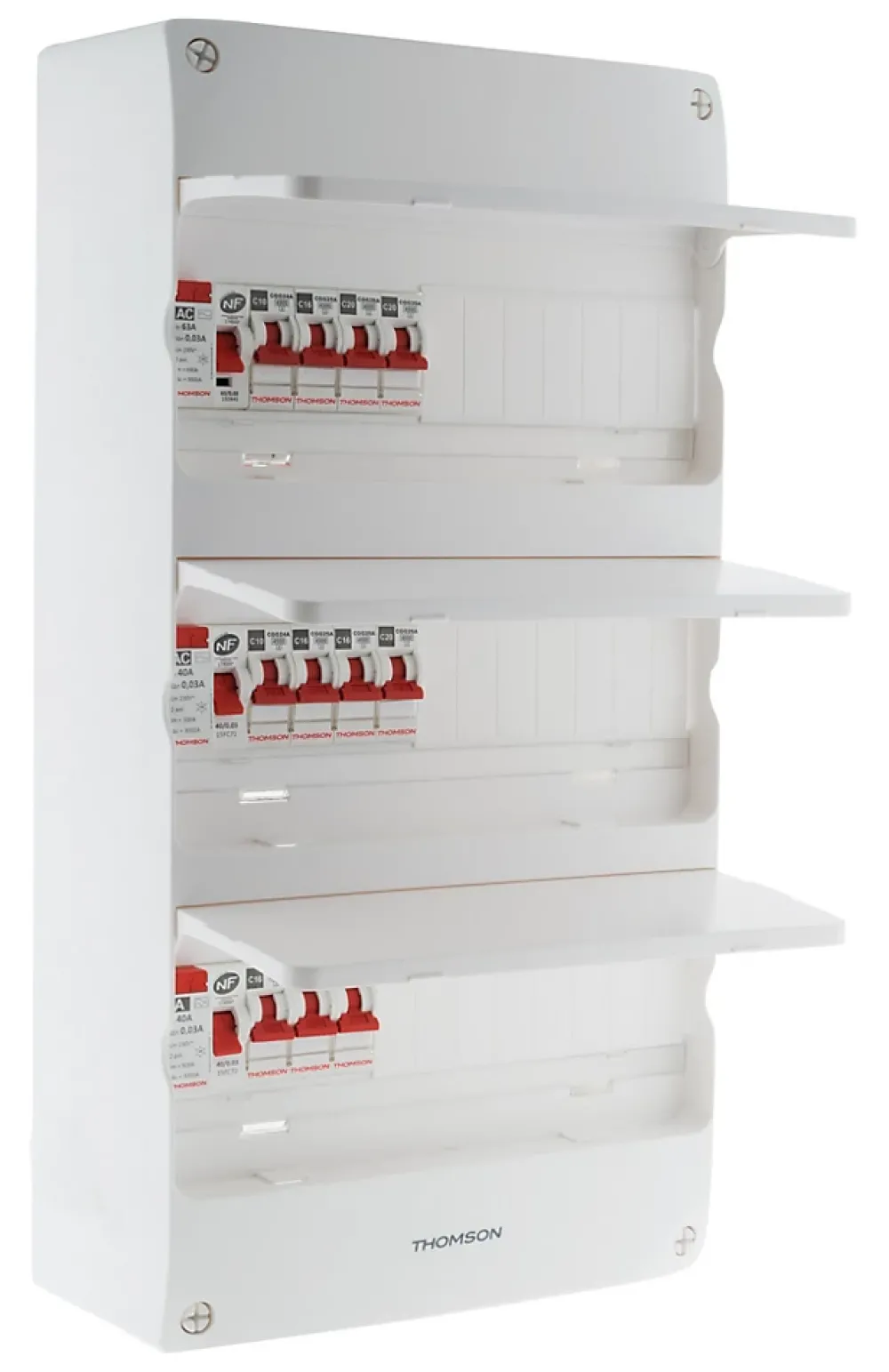 Thomson Coffret électrique 3 rangées 39 modules T4