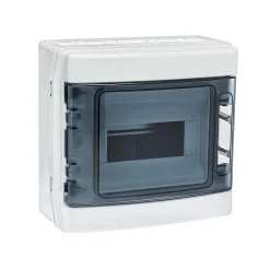 Ide Tableau Électrique Nu-Coffret électrique étanche Pour L'extérieur Ip65 - 8 Modules - Hxlxp 231x238x118mm Ecology