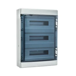 Ide Tableau Électrique Nu-Coffret électrique étanche Pour L'extérieur Ip65 - 3 Rangées De 18 Modules - Hxlxp 586x418x148mm Ecology