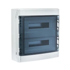 Ide Tableau Électrique Nu-Coffret électrique étanche Pour L'extérieur Ip65 - 2 Rangées De 18 Modules - Hxlxp 436x418x148mm Ecology