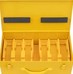 Rems Coffret métallique de rangement pour 6 mâchoires à sertir 570295 R - boîtier acier avec compartiment coupe-tube