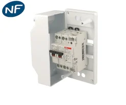ABB Tableau Électrique Pré-Équipé-Coffret pour chauffe eau avec contacteur j/n