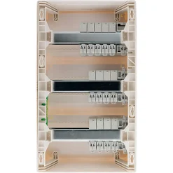 Zenitech Tableau Électrique Pré-Équipé-Coffret T5 39 modules + 13 disj + 3 interrupteurs