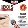Sader Colle à bois à prise rapide transparente après séchage biberon de 250 g