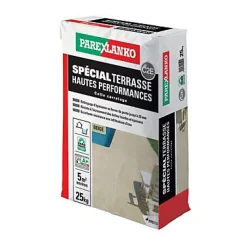 Parexlanko Colle Carrelage-Colle à carrelage beige spéciale terrasse 25 kg