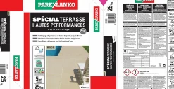 Parexlanko Colle Carrelage-Colle à carrelage beige spéciale terrasse 25 kg
