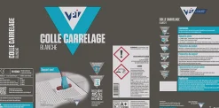 VPI Colle Carrelage-Colle carrelage blanche, le sac de 5 kg
