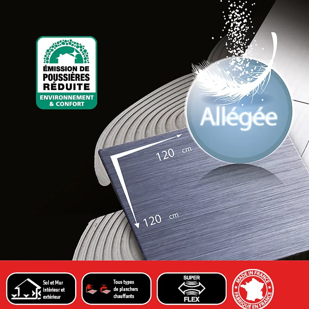 Parexlanko Colle carrelage Extra confort Allégée 15 kg