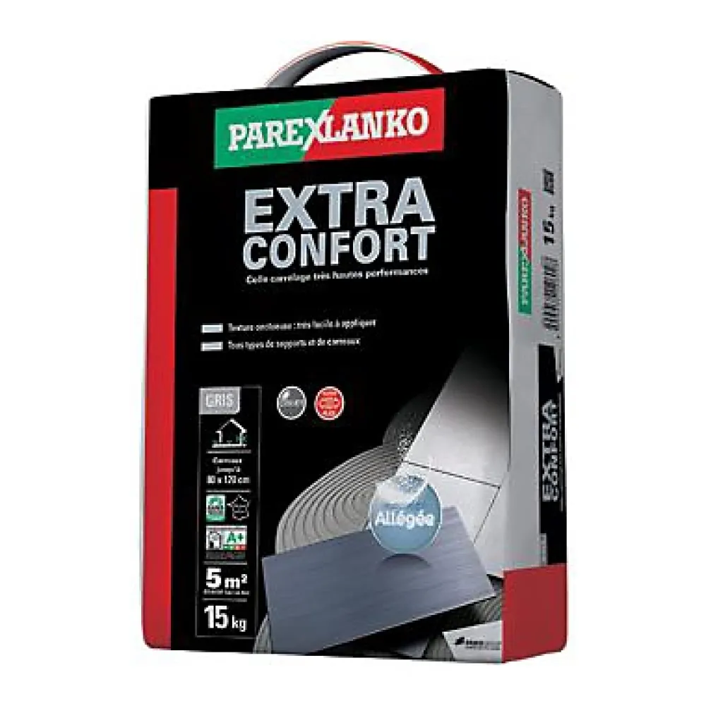 Parexlanko Colle carrelage Extra confort Allégée 15 kg