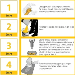 Sika Colle à carrelage extérieur Ceram Piscine 25 kg