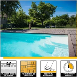 Sika Colle à carrelage extérieur Ceram Piscine 25 kg