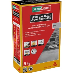 Parexlanko Colle carrelage grise hautes performances 5 kg