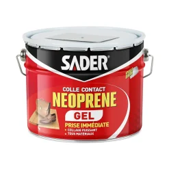 Sader Colle-Colle contact néoprène en gel tous matériaux seau de 2.5 litres