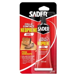 Sader Colle-Colle contact néoprène en gel tous matériaux tube de 125 ml