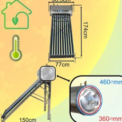 Thunder Collecteur pressurisé avec réservoir 100L 1 pièce.