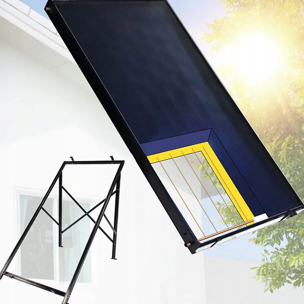 Thunder Collecteur solaire plat 2,5m 1 pièce.