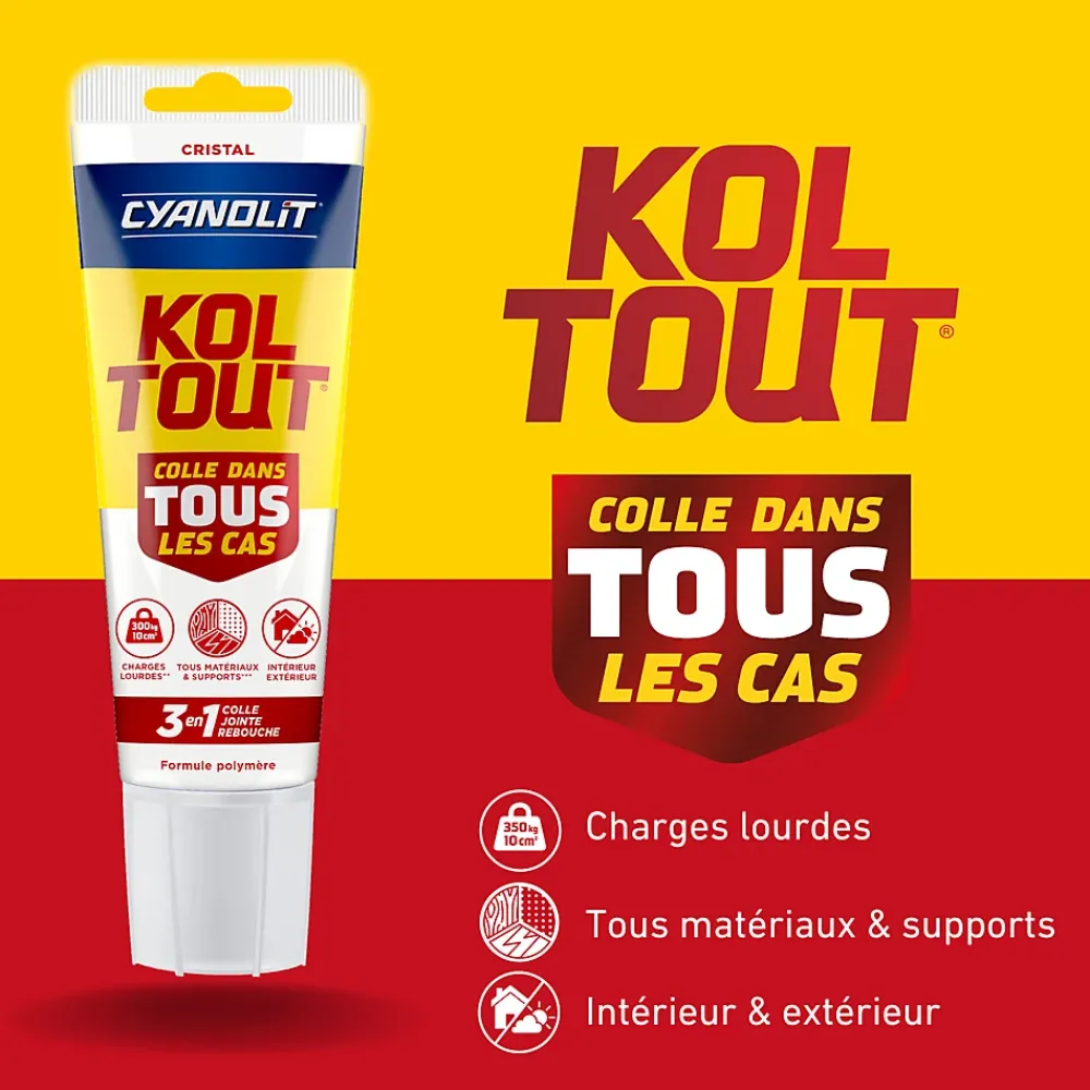Cyanolit Colle-Colle Koltout transparente en tube 125 ml