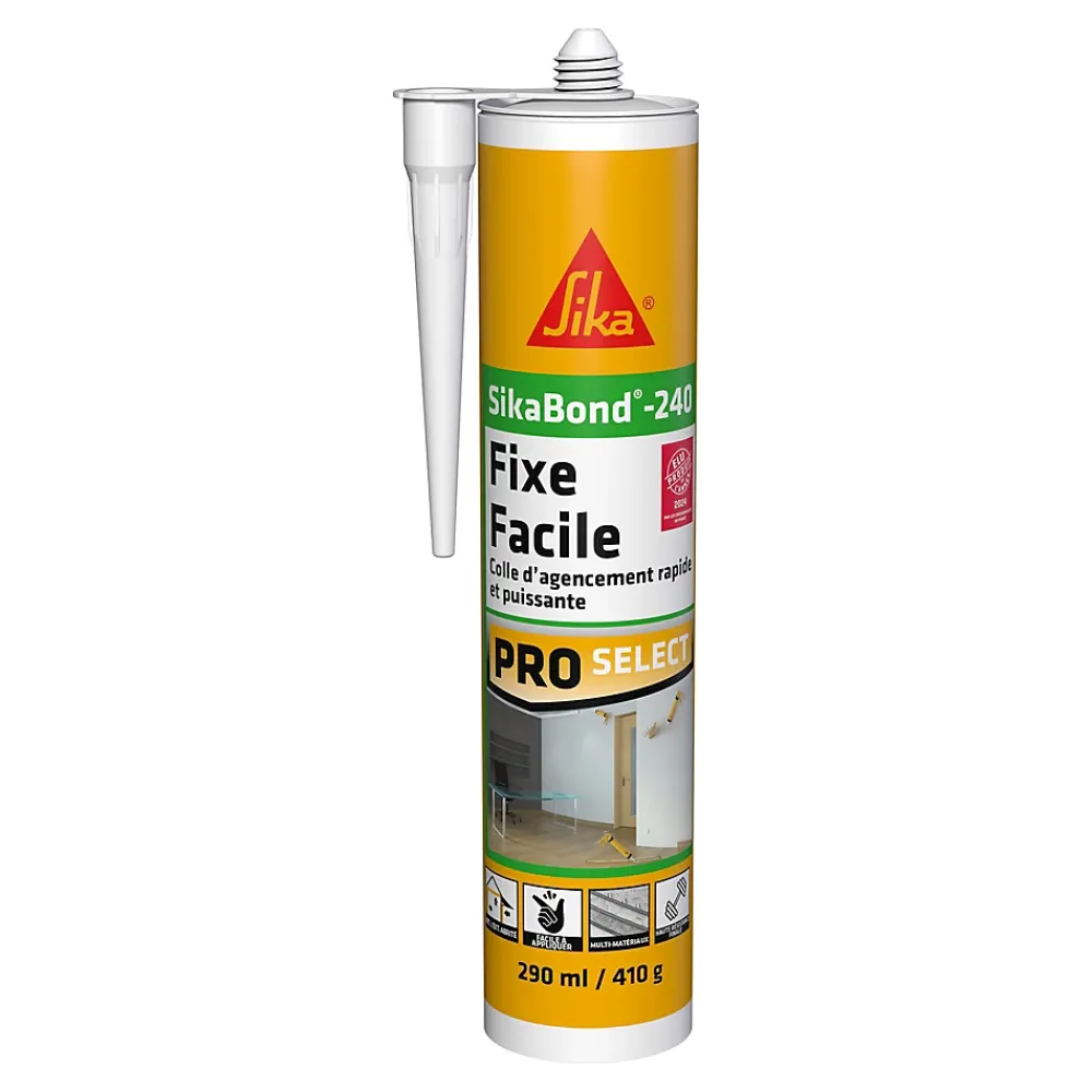 Sika Colle d'agencement rapide bond 240 410gr blanc