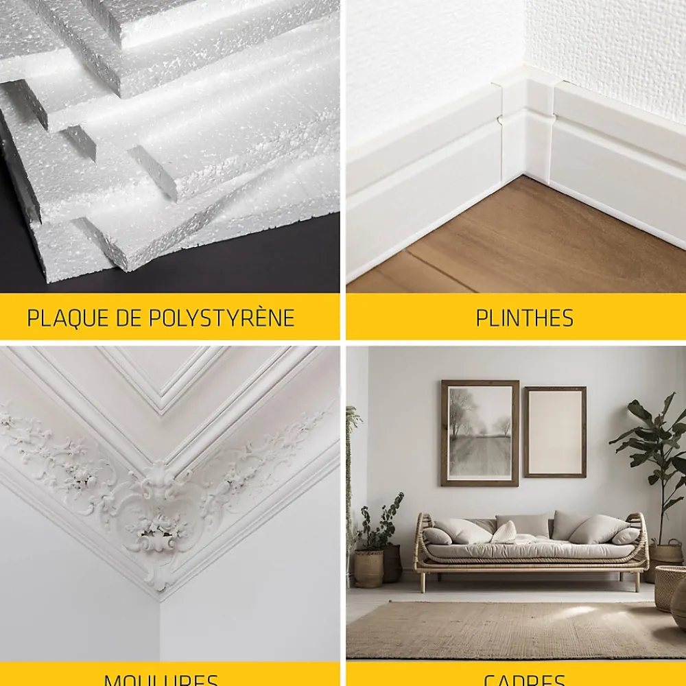 Sika Colle d'agencement rapide bond 240 410gr blanc