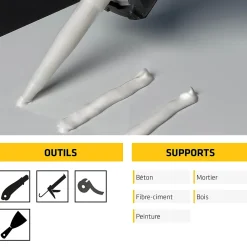 Sika Colle d'agencement rapide bond 240 410gr blanc