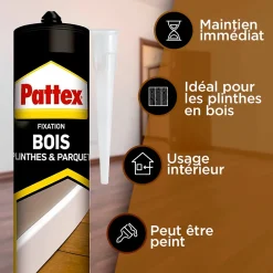 Pattex Colle-Colle de fixation bois intérieur 380g