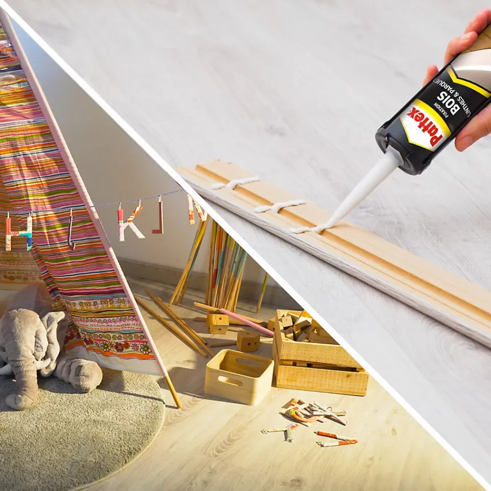 Pattex Colle-Colle de fixation bois intérieur 380g