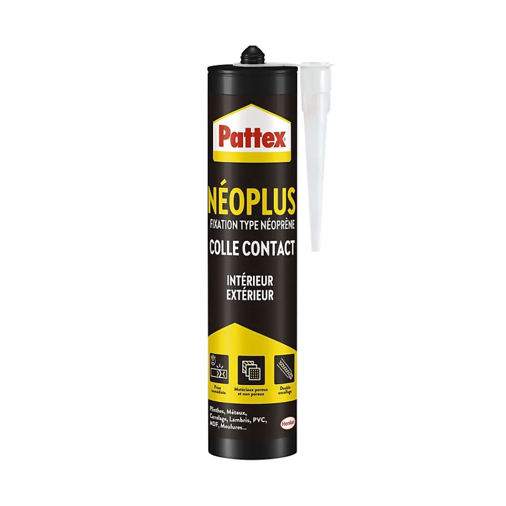 Pattex Colle-Colle de fixation Neoplus multi-matériaux - cartouche 390g